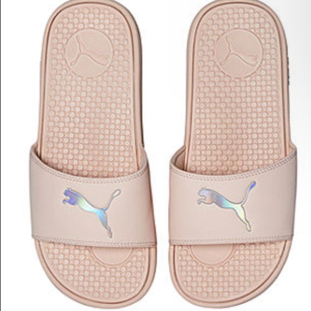 EUC PUMA pink slides women’s size 8 - Picture 7 of 7